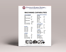 CGS Machining Capabilities 2024